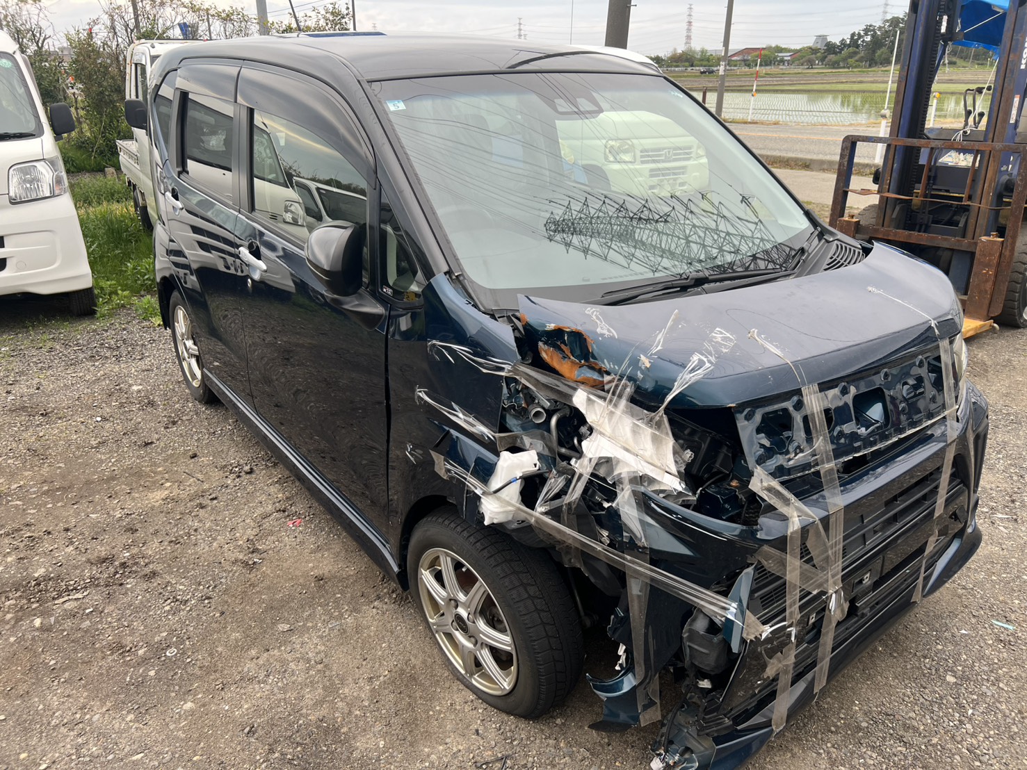 胎内市で買い取ったダイハツ タントの事故車